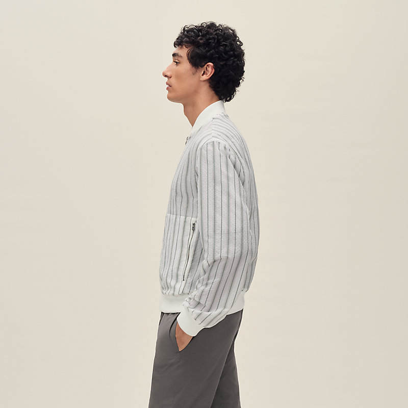 Rib-trim jacket | Hermès USA
