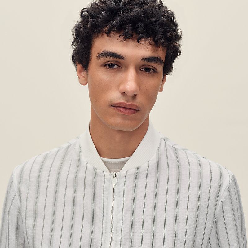 Rib-trim jacket | Hermès USA