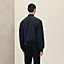 Rib-trim jacket with leather detail, View: Worn, worn, view 4 of 7