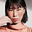 Ricarica Rose Hermès Silky Blush, Rose Abricot, Vista: Immagine prodotto indossato, worn, vista 4 su 5