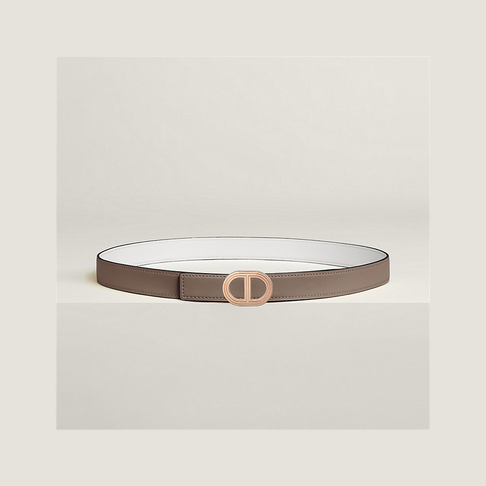 Rivage belt buckle & Reversible leather strap 24 mm | Hermès Finland