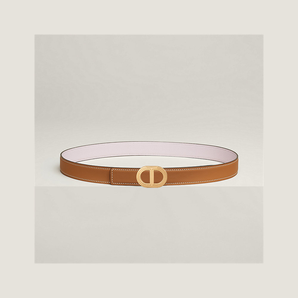 Rivage belt buckle & Reversible leather strap 24 mm | Hermès UK