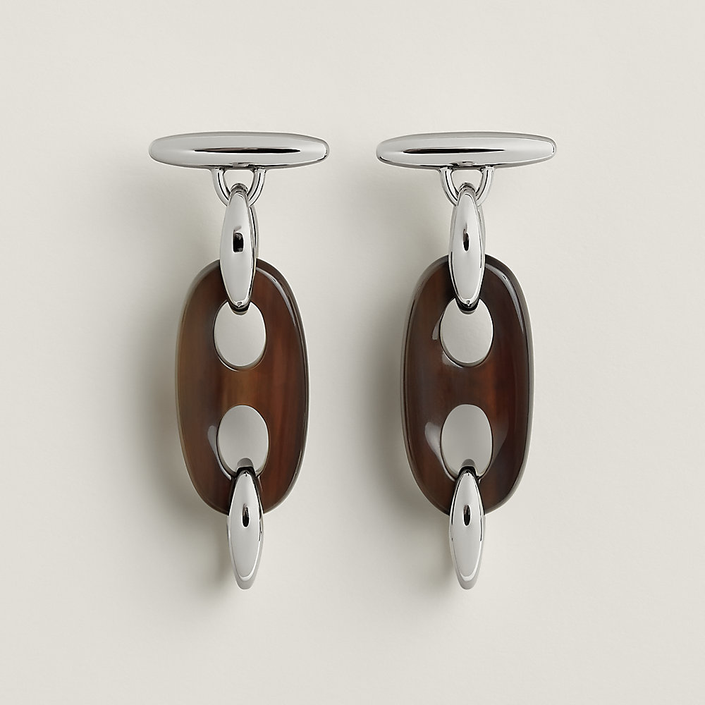 エルメス　HERMES Rivage Rivage earrings, small model | Hermès USA