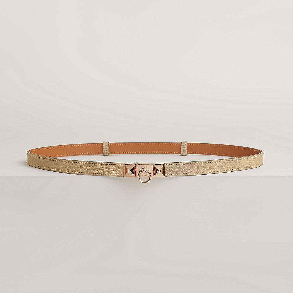 Rivale 18 belt - Beige | Hermès Thailand display picture 2