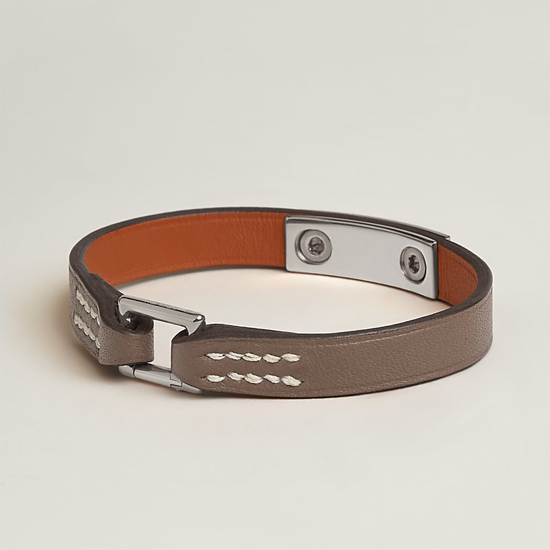 Hermes Leather Micro Kelly Bracelet