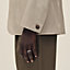 Rive Gauche drawstring jacket, long model, View: Worn, worn, view 6 of 7