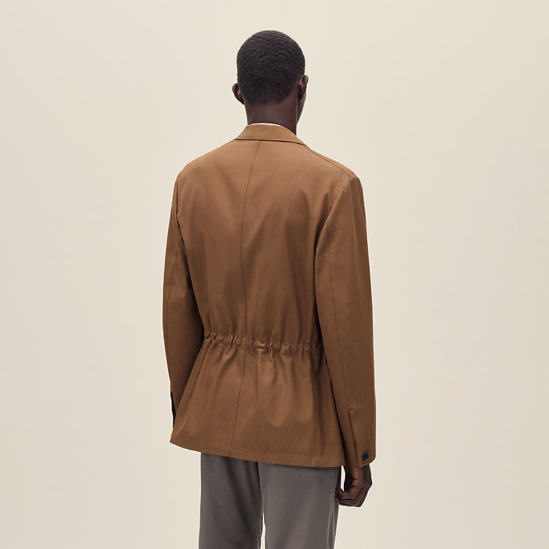 Rive Gauche drawstring jacket, short model