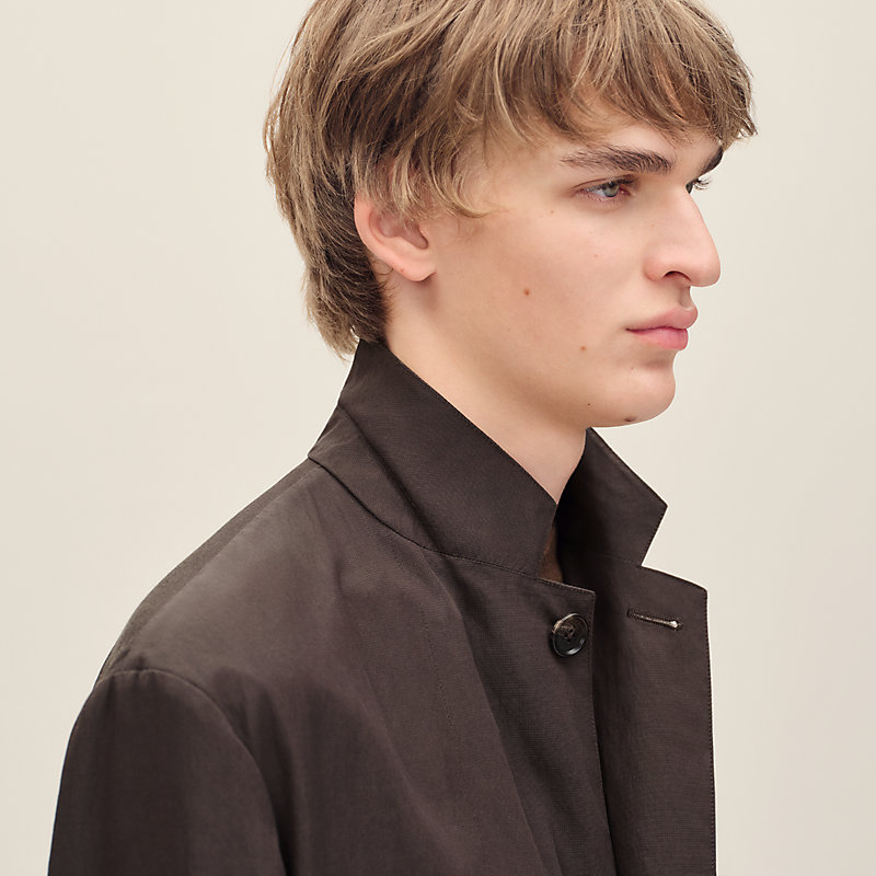 Rive Gauche drawstring jacket, short model