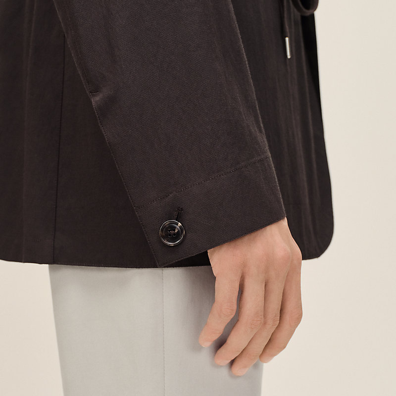 Rive Gauche drawstring jacket, short model