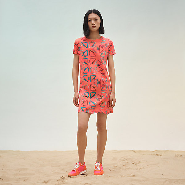 robe droite imprimée