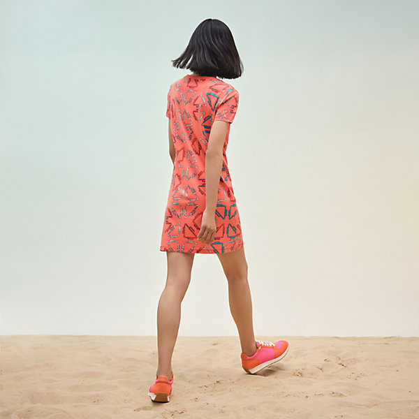 robe droite imprimée