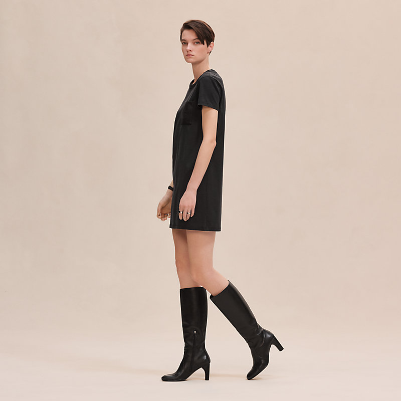 Robe droite poche brodée, Vue: , vue 3 sur 6