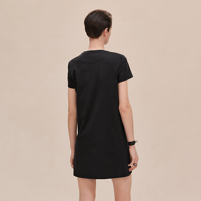 Robe droite poche brodée, Vue: , vue 5 sur 6