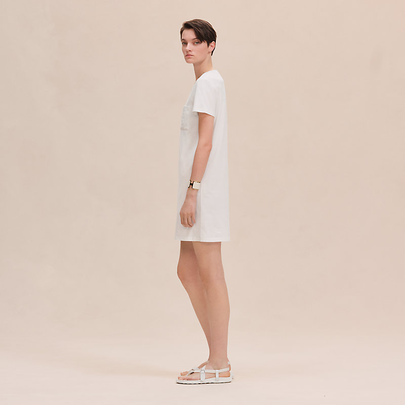 Robe droite poche brodée, Vue: , vue 3 sur 6