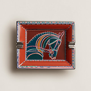 hermes ashtray red