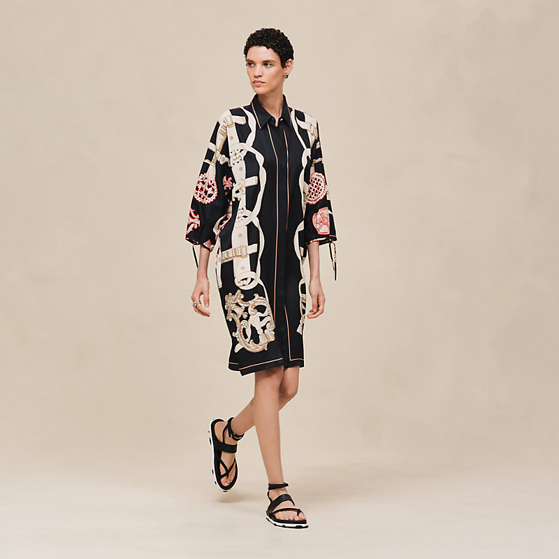 Robe Inspiration Chemise imprimé «&nbsp;Ferronnerie Remix&nbsp;»