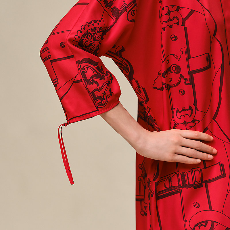 Robe Inspiration Chemise imprimé «&nbsp;Ferronnerie Remix&nbsp;»