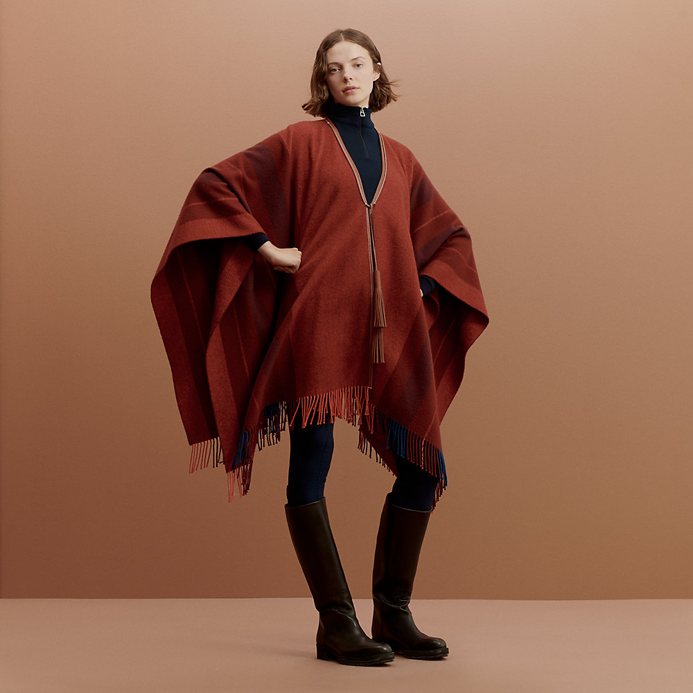 Rullesten fintælling Overveje Rocabar poncho | Hermès USA