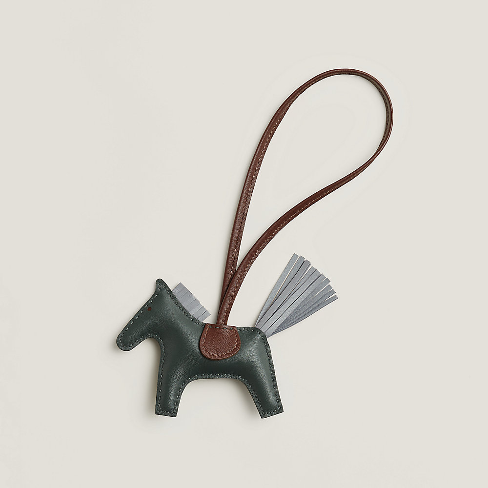 Rodeo PM charm - Brown | Hermès Singapore