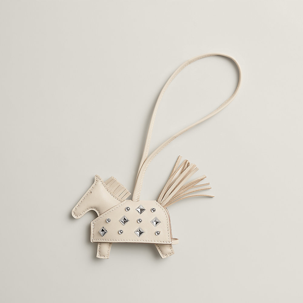 HERMES エルメスROOROO チャーム Rodeo Robeo Rock PM charm - White | Hermès USA