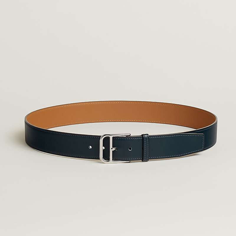 HERMES エルメス　エトリヴィエール BELT ネイビー レザー ベルト romain-35-belt--010444CK78-