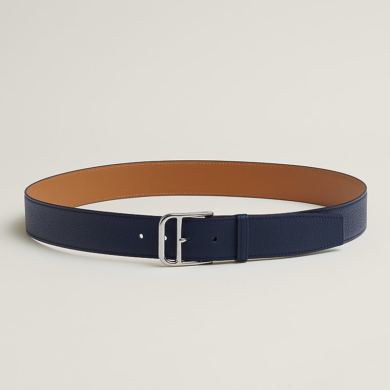 Romain 35 belt - Blue | Hermès Hong Kong SAR