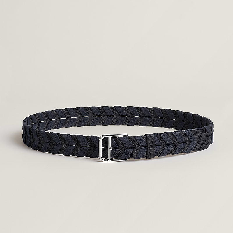 Romain Bredissage 35 belt - Blue | Hermès Canada