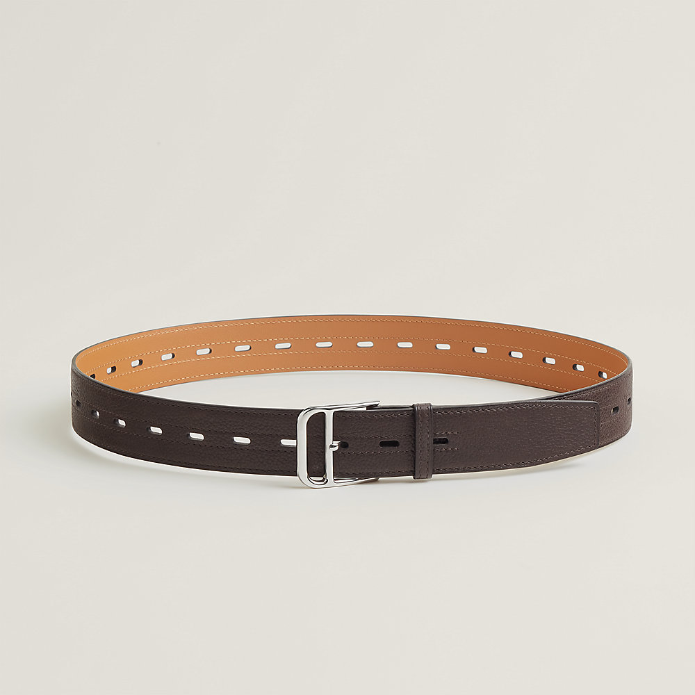 Romain Patrimoine 35 belt - Brown | Hermès Singapore