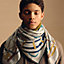 Ronds de Marche scarf 100, View: Worn, worn, view 2 of 3