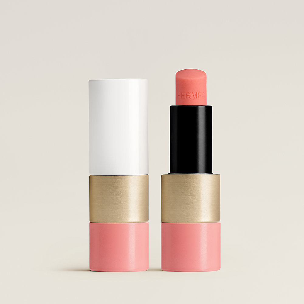 Hermes Lip Enhancer in Rose D’Ete & store Rose Abricote & Beige D’Eau