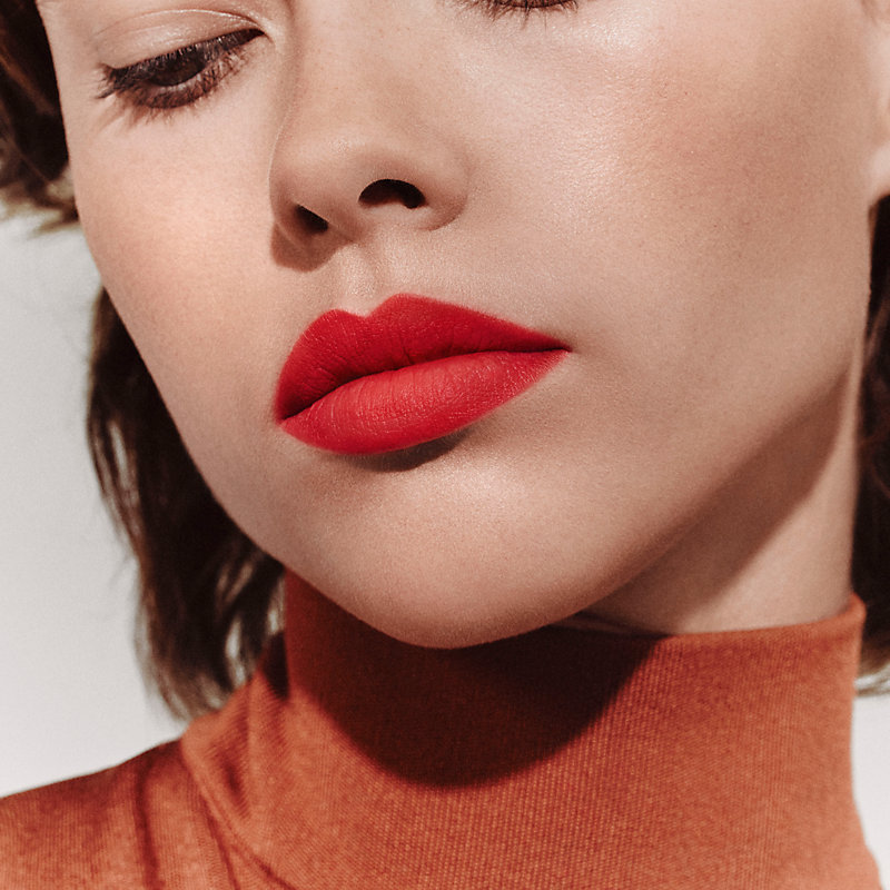 ROUGE HERMÈS ROUGE CINABRE76 MAT3.5g Matte lipstick, Limited edition, Rouge Feu | Hermès Finland