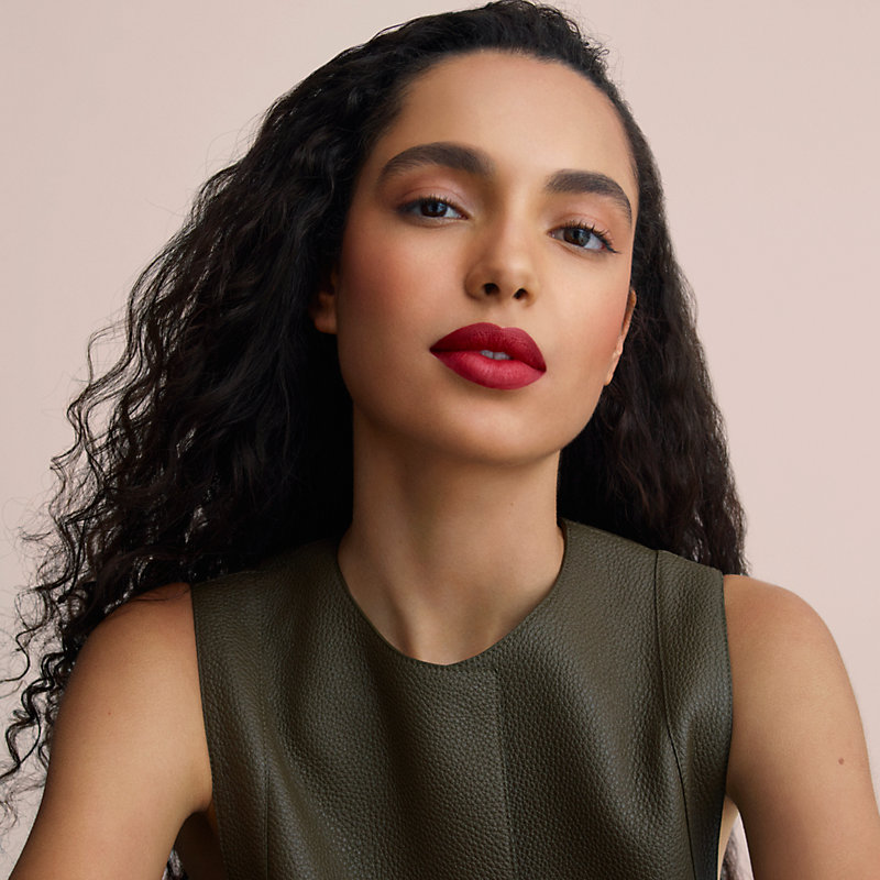 Rouge Hermès, Labial metálico mate, Edición limitada, Rouge Grenat