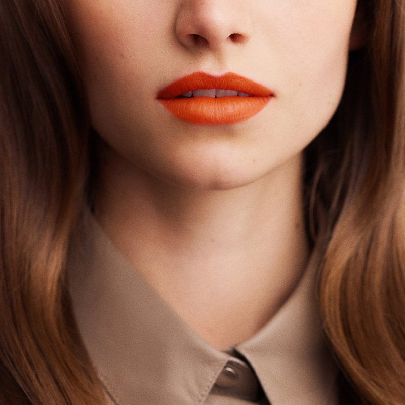 hermes lipstick 33 orange boite