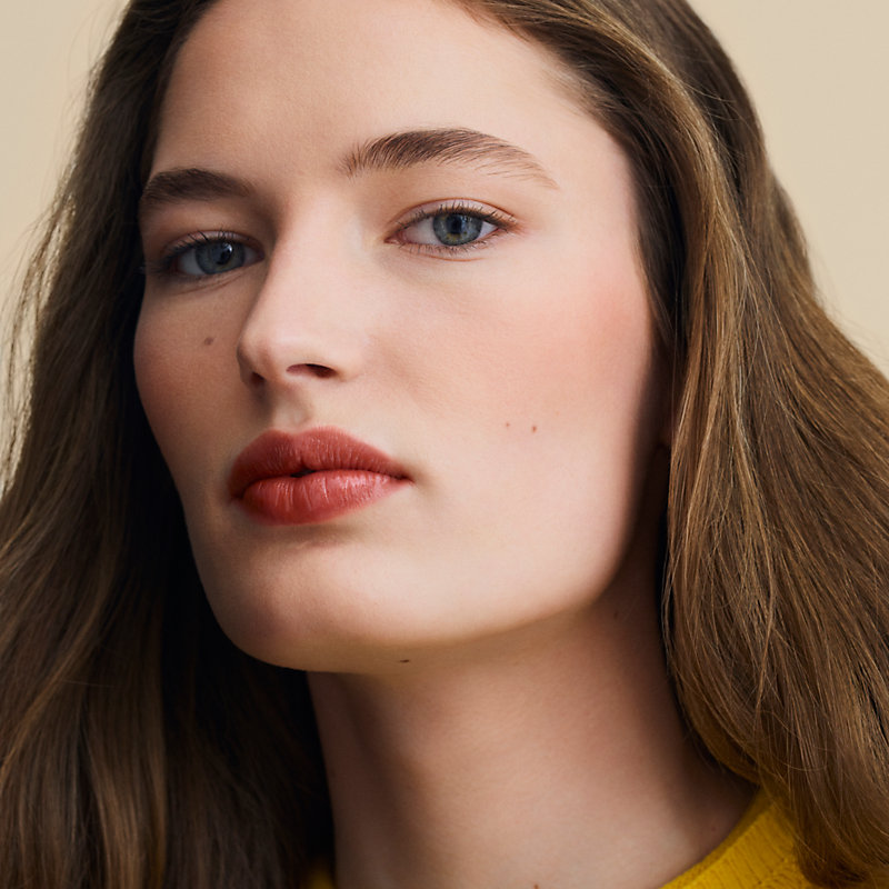 Rouge Hermès, Rouge à lèvres brillant, Édition limitée, Brun Yachting