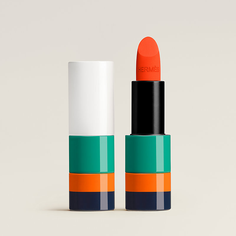 Rouge Hermès限量版霧面唇膏，Orange Néon | Hermès 愛馬仕台灣