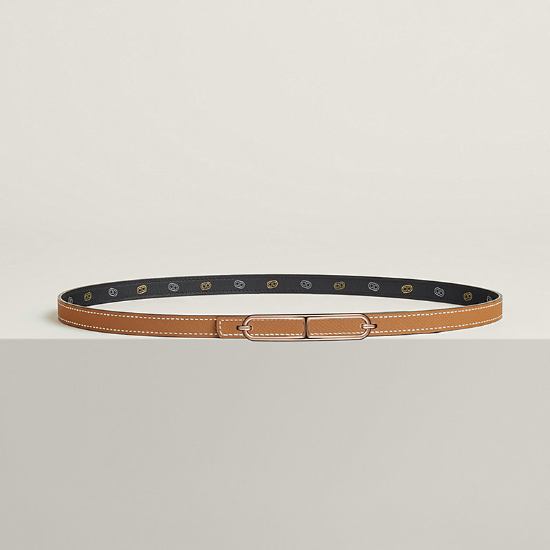 Roulis belt buckle & Hermès sur Mer reversible leather strap