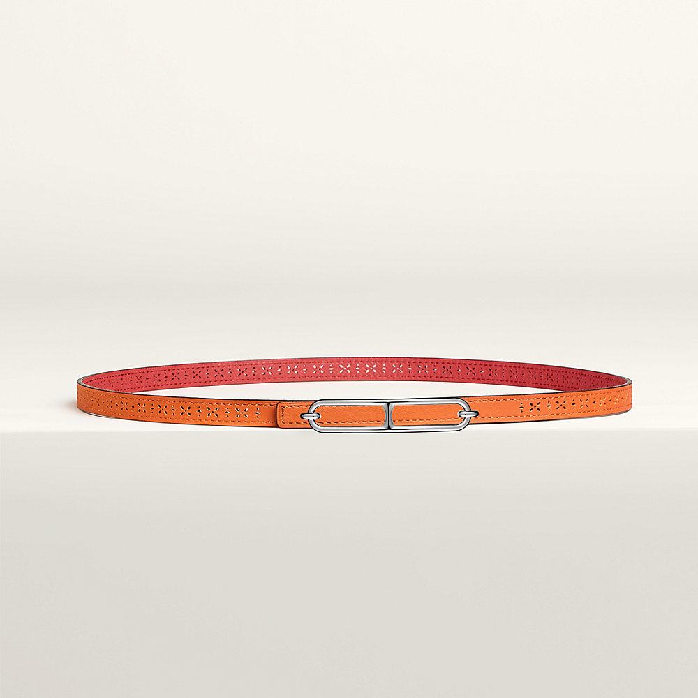 Roulis belt buckle & Reversible leather strap 13 mm | Hermès USA