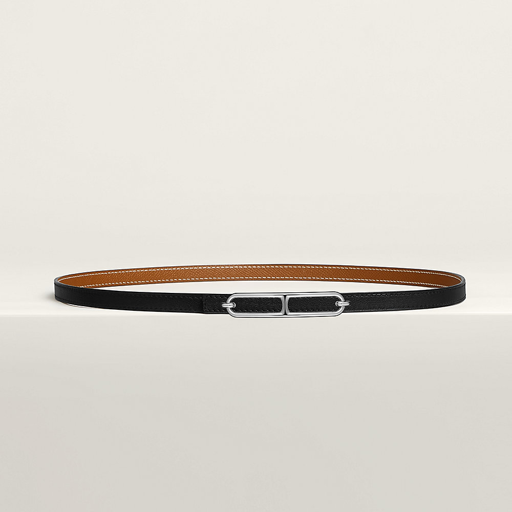 BELTRAMI エナメルレザーバッグ リュック \"Watch Buckle\" H Equestre belt buckle & Reversible leather strap 24 mm