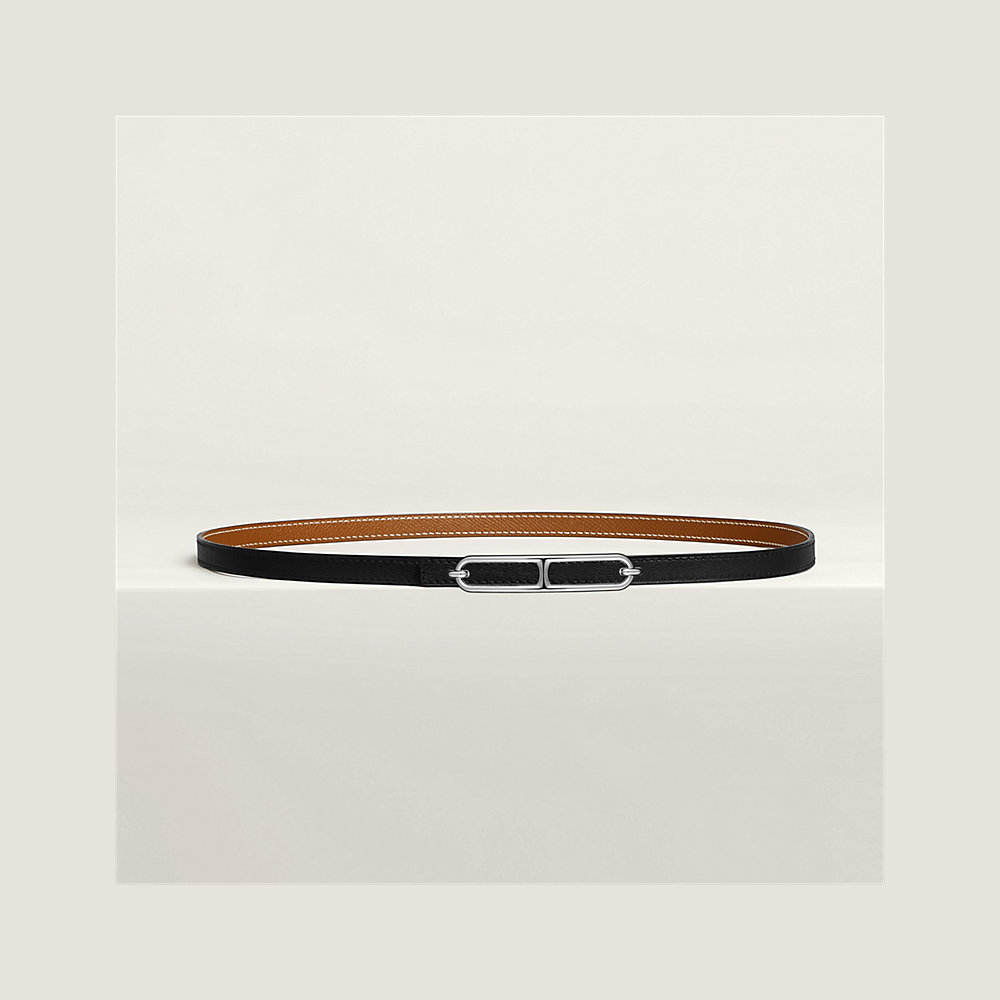 Roulis belt buckle & Reversible leather strap 13 mm | Hermès USA