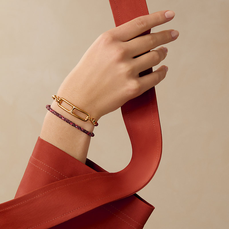 Roulis Double Tour bracelet Red Hermès USA