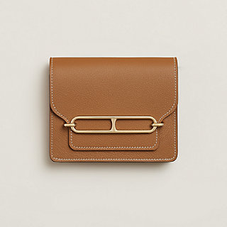 HERMES∽Roulis Slim ロウリススリム ウオレット Caramel★-速達 Roulis Slim wallet | Hermès USA