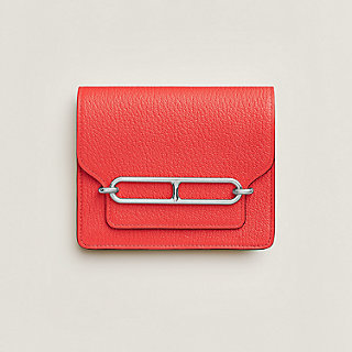 【HERMES】ROULIS SLIM WALLET ロウリス スリム ウォレット Hermes Roulis Slim Wallet Black Chevre Mysore Palladium Hardware