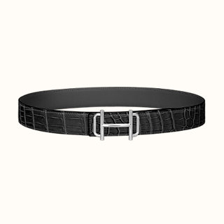 hermes belt with silver buckle