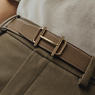 Royal belt buckle & Reversible leather strap 32 mm | Hermès USA