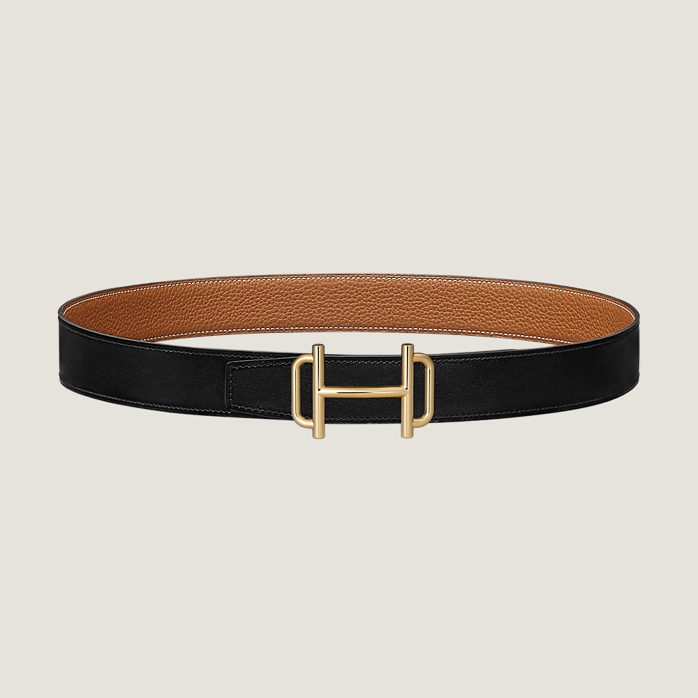 Royal belt buckle & Reversible leather strap 32 mm | Hermès Canada