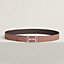 Royal belt buckle & Reversible leather strap 32&nbsp;mm, View: , view 1 of 2
