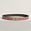 Royal belt buckle & Reversible leather strap 32&nbsp;mm, View: , view 1 of 3