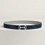 Royal belt buckle & Reversible leather strap 32&nbsp;mm, View: , view 1 of 3
