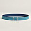 Royal belt buckle & Reversible leather strap 32 mm, view 1 of 2