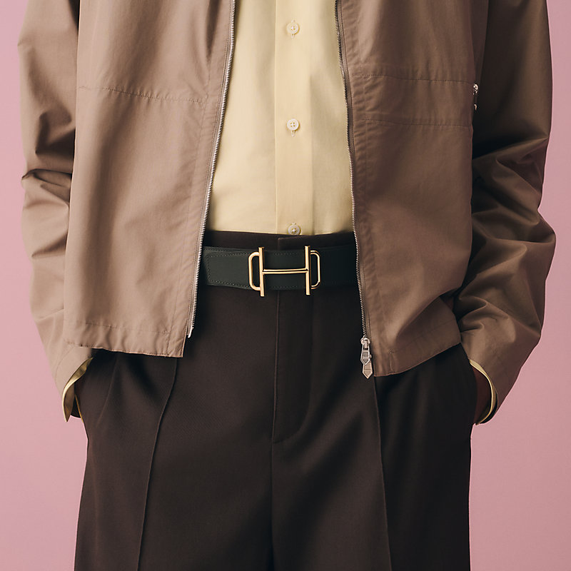 Royal belt buckle & Reversible leather strap 38&nbsp;mm, View: , view 3 of 3